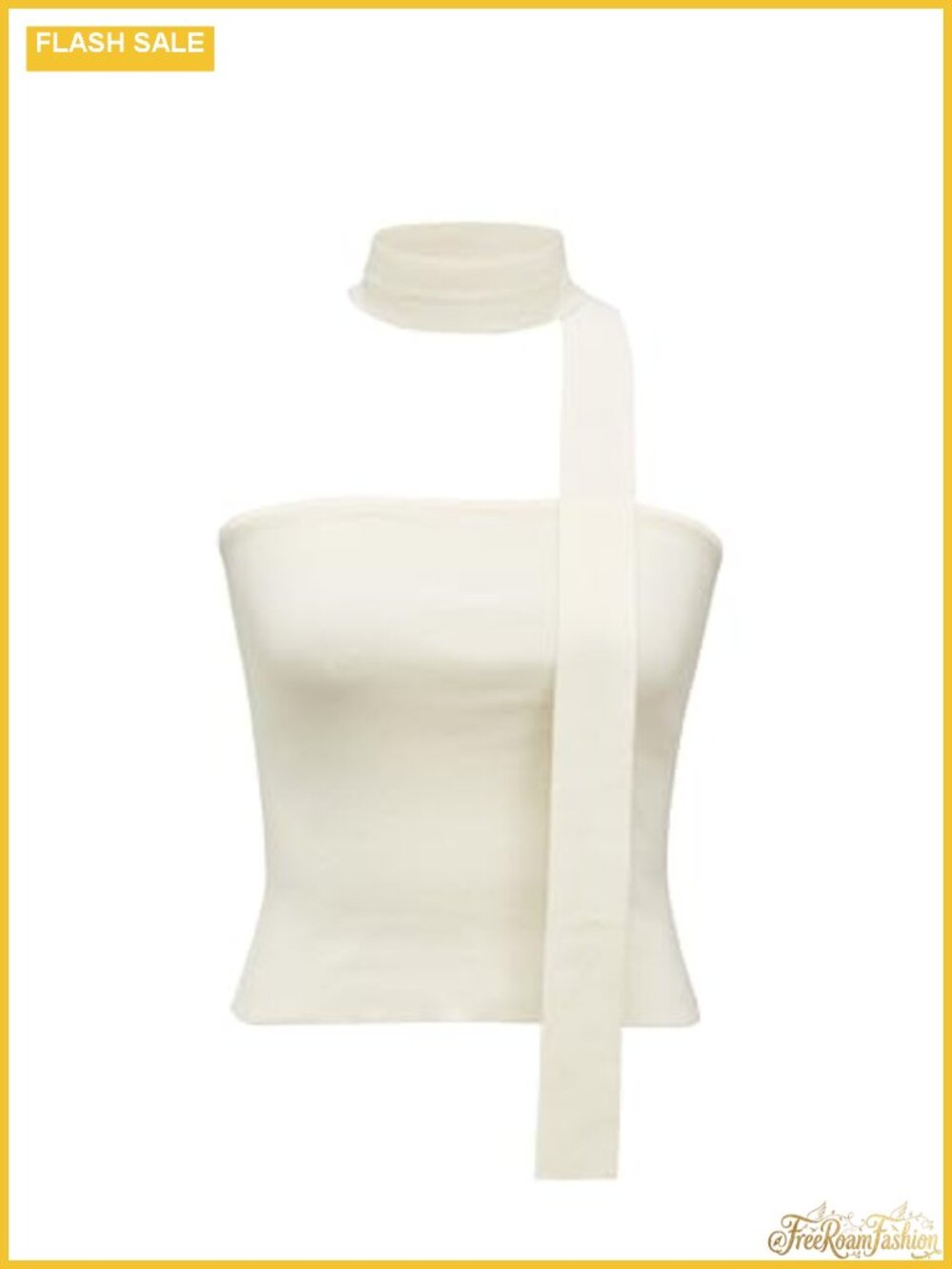 Non See Through 2-in-1 Tube Top with Scarf No-Slip Strapless